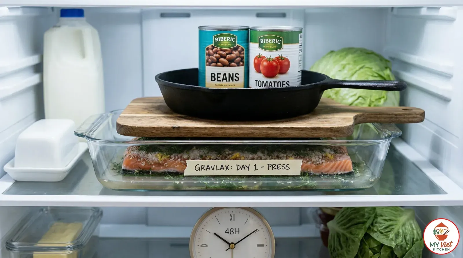 Step 3- Press and Refrigerate for 48 Hours