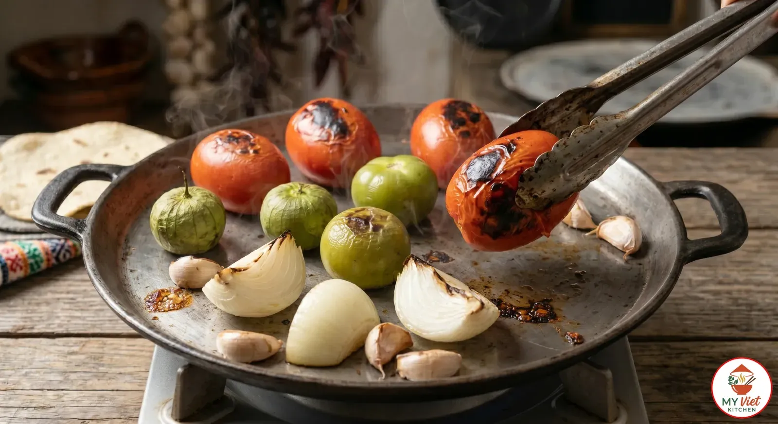 Step 3- Roast the Tomatoes and Aromatics