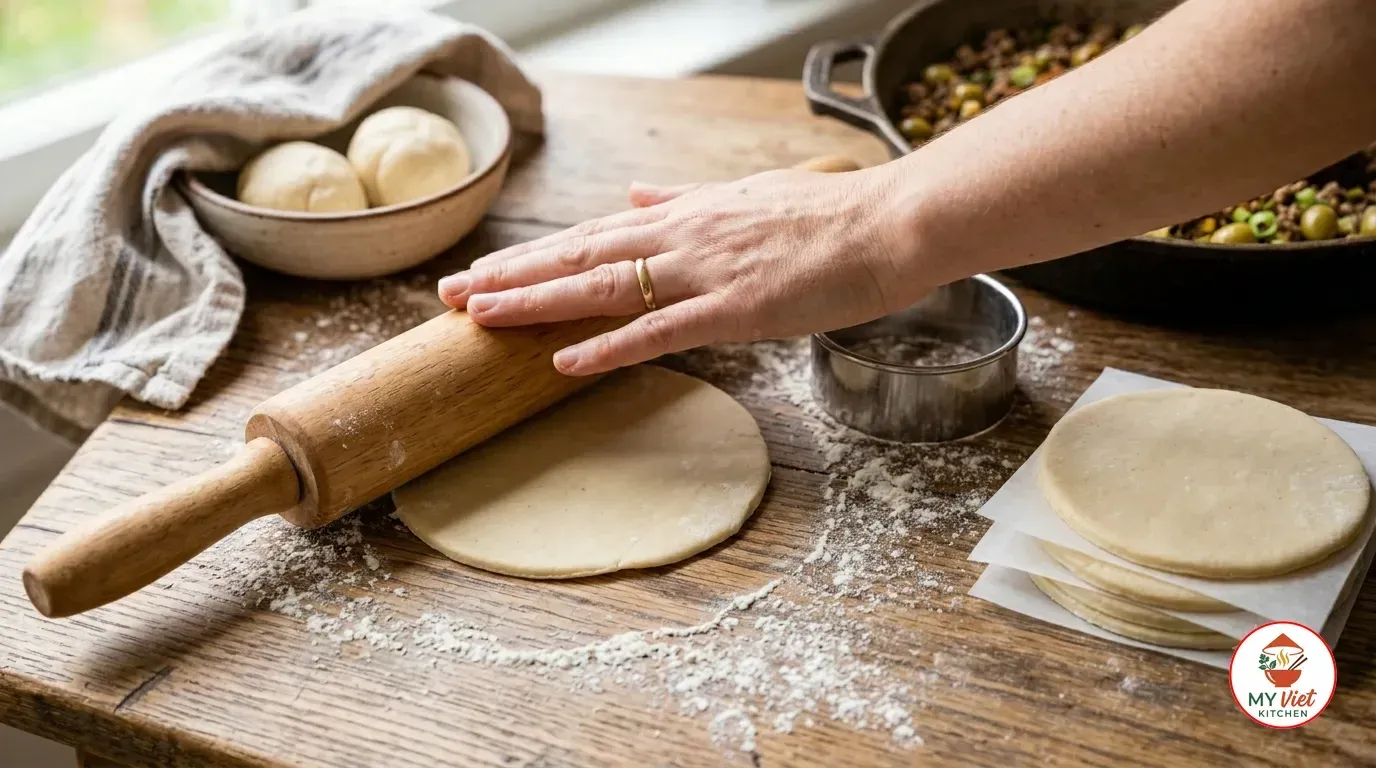Step 3- Roll and Cut the Dough