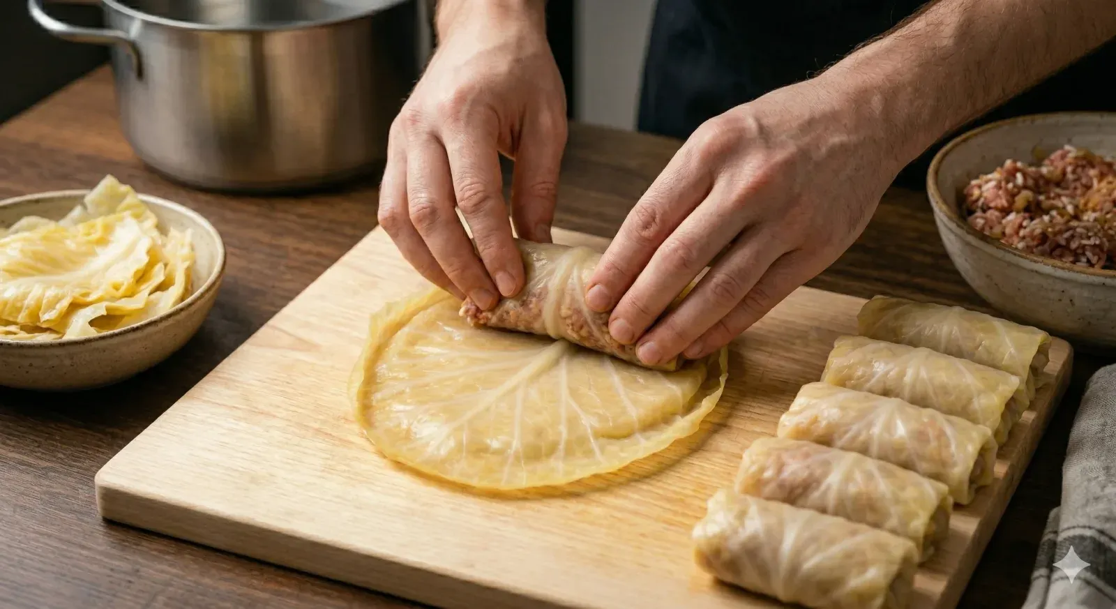 Step 3: Roll the Sarma