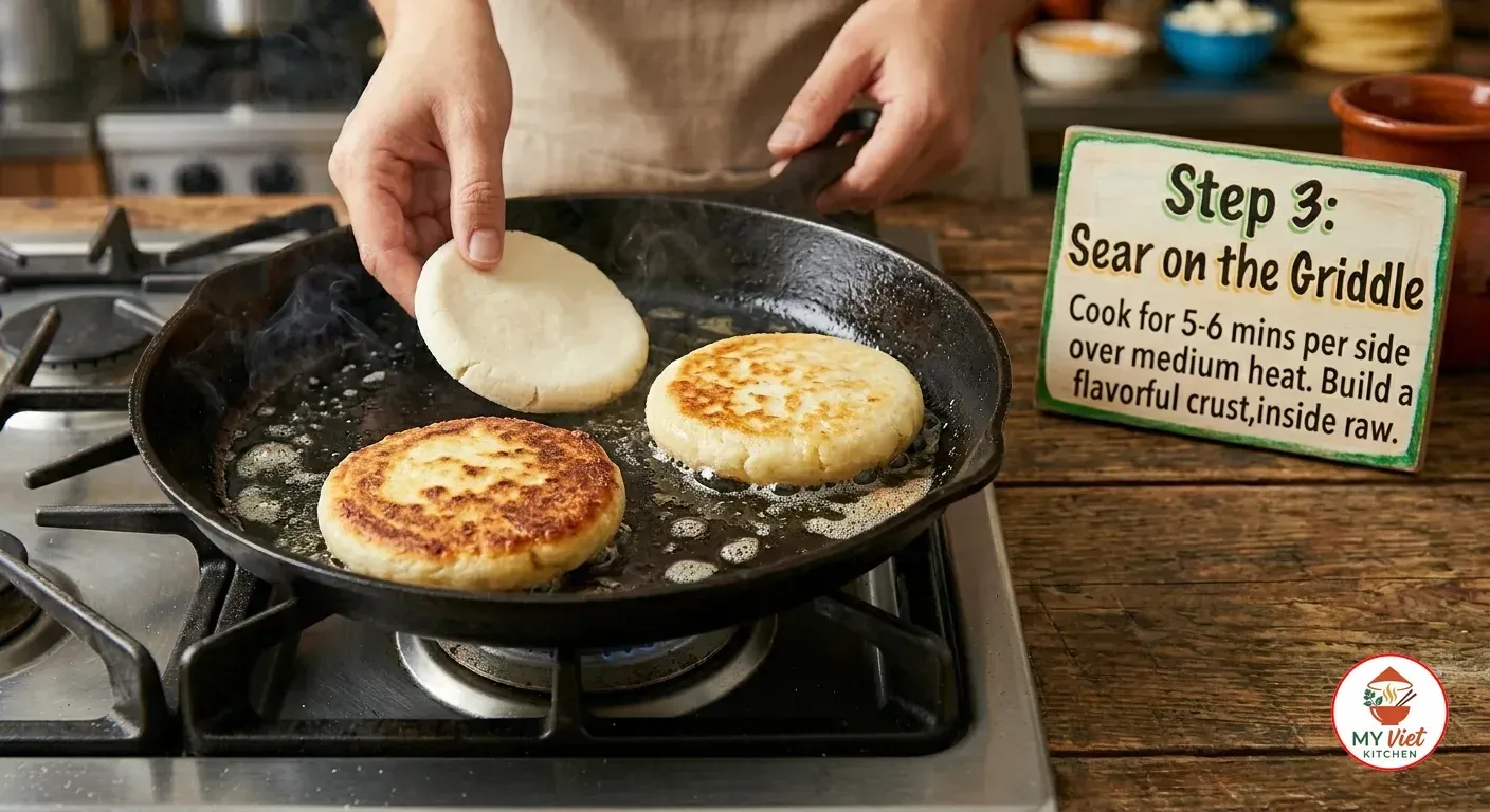 Step 3- Sear on the Griddle