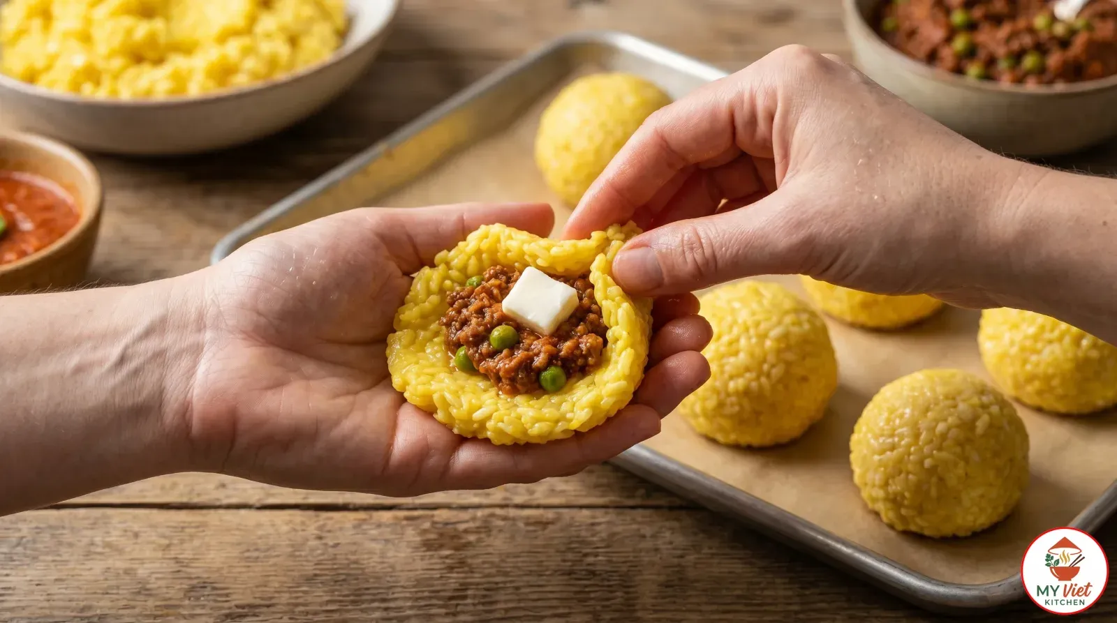 Step 3- Shape the Arancini