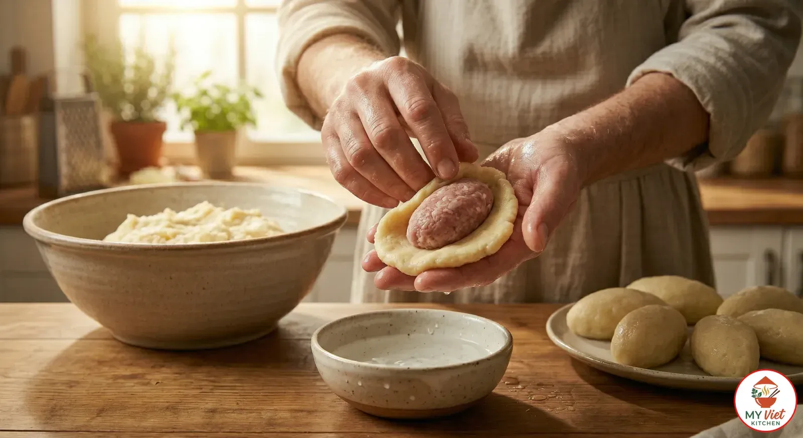 Step 3- Shape the Dumplings
