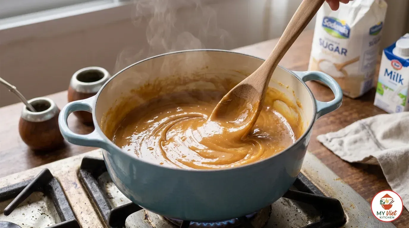 Step 3- Slow Cook and Stir Regularly