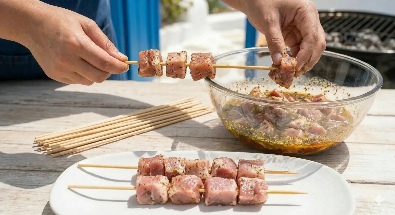 Step 3: Thread the Skewers
