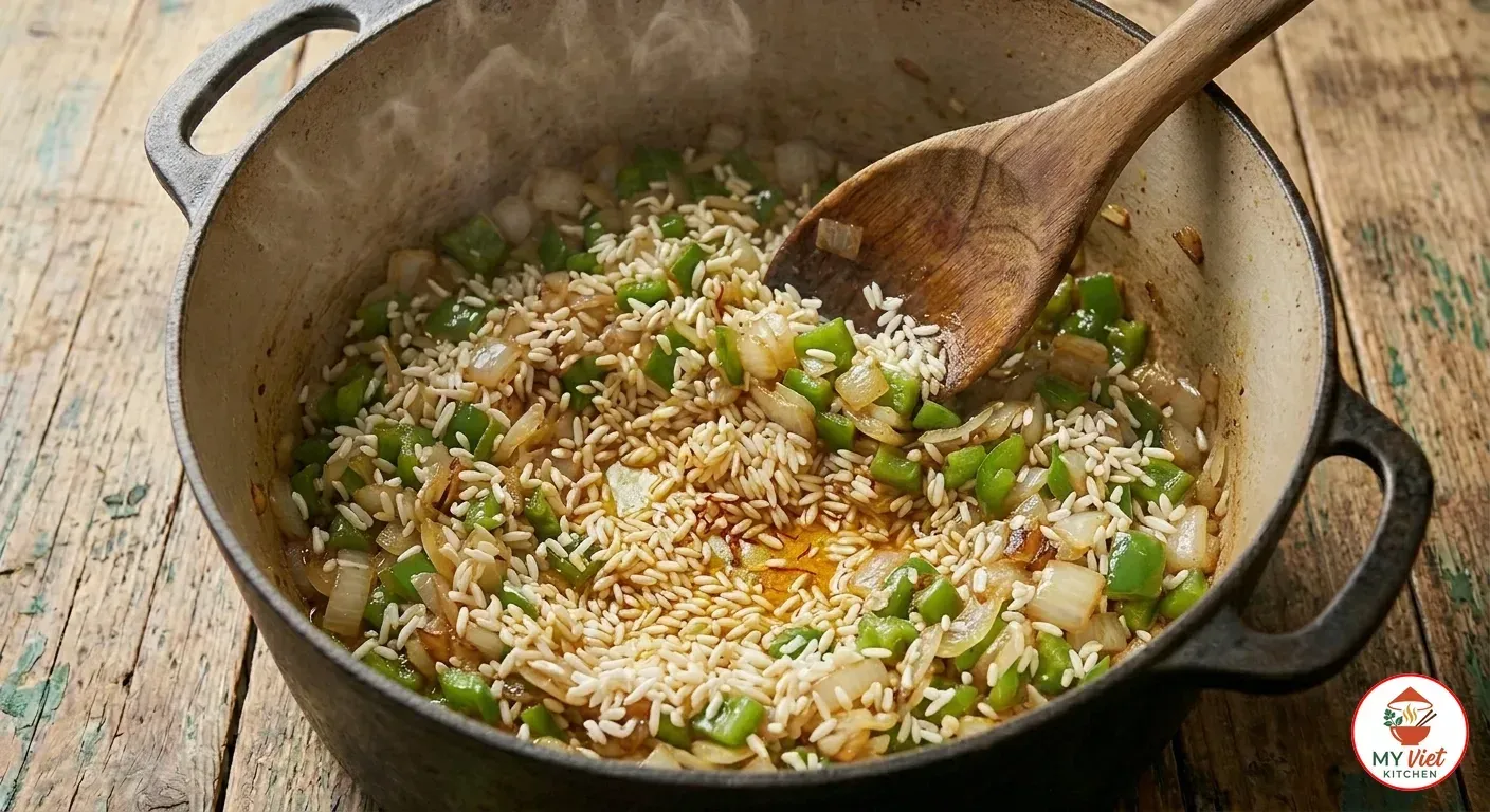 Step 3- Toast the Rice