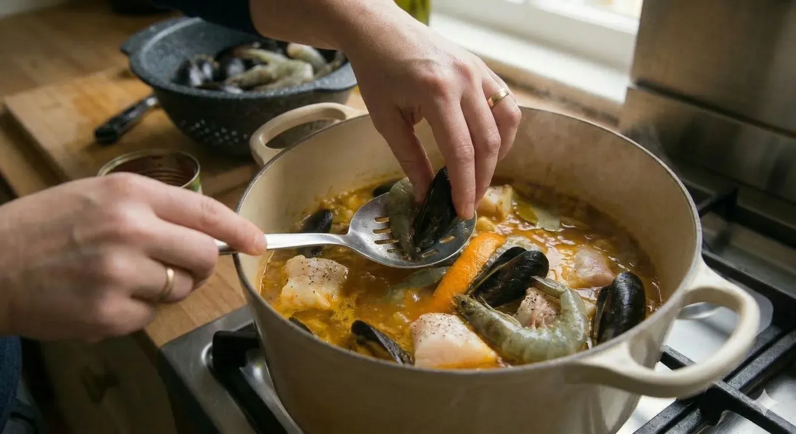 Step 4: Add Shellfish and Finish