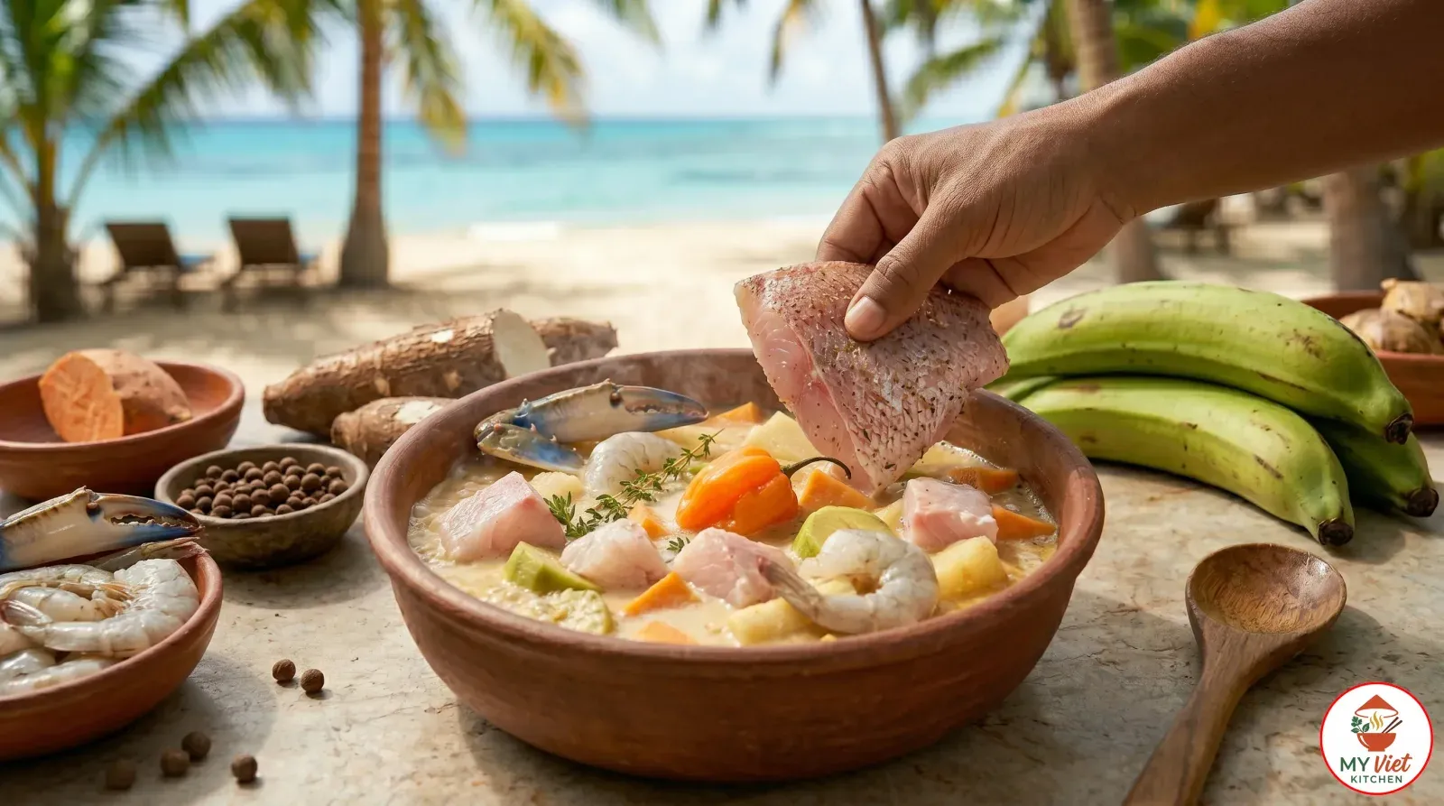 Step 4- Add the Seafood