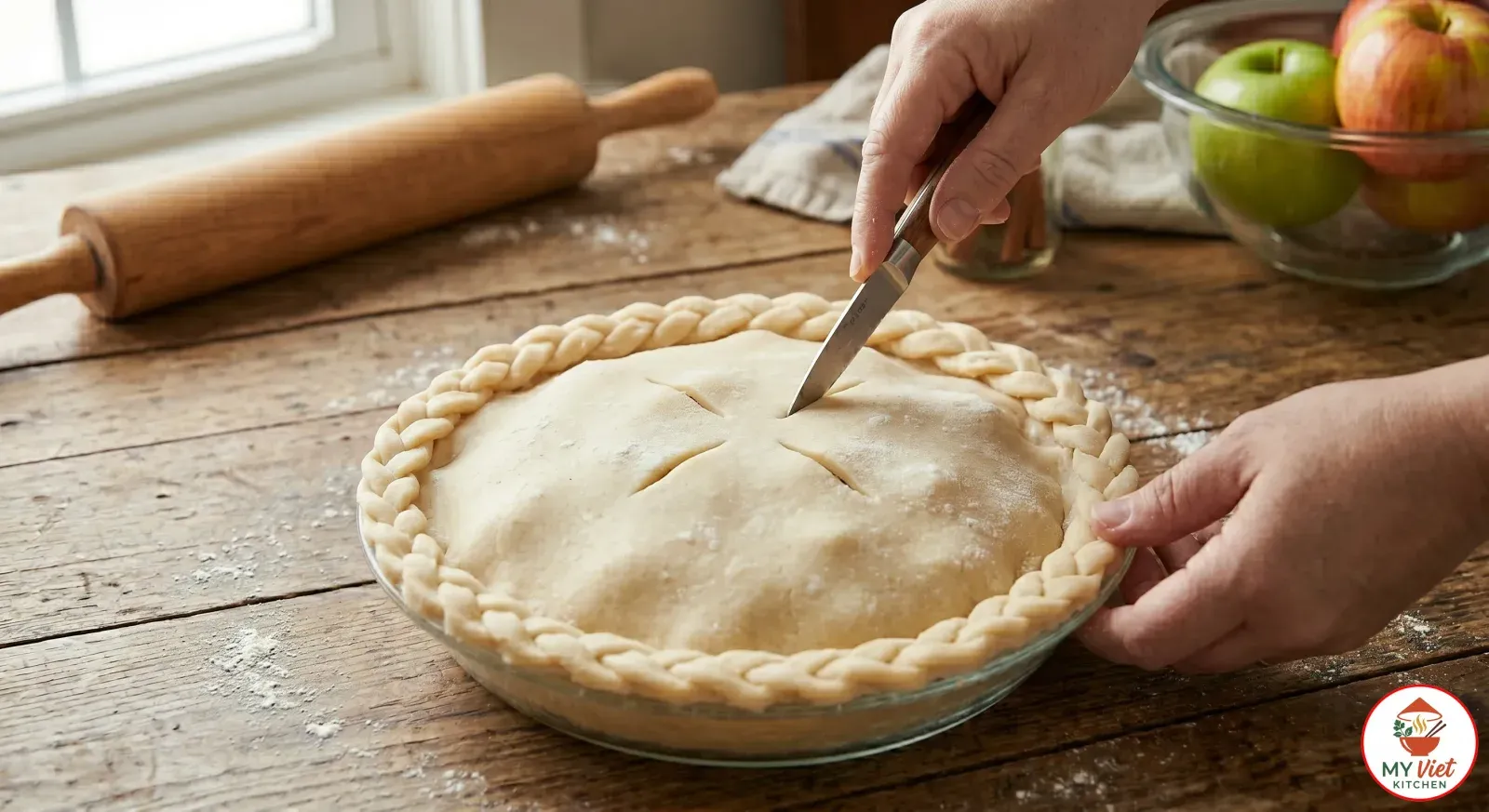 Step 4- Add the Top Crust