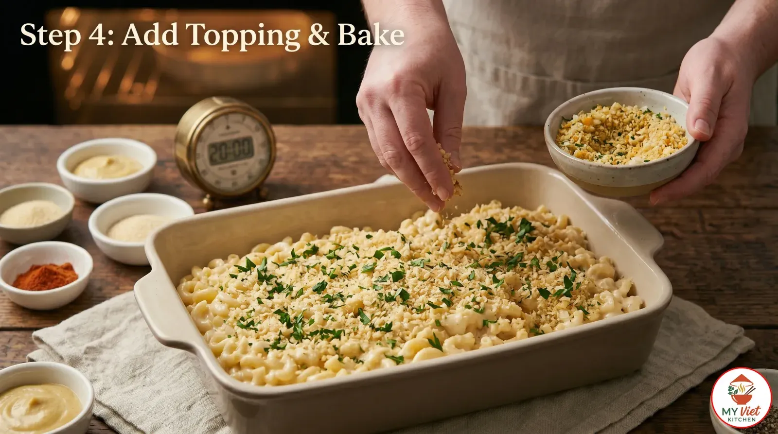 Step 4- Add Topping and Bake