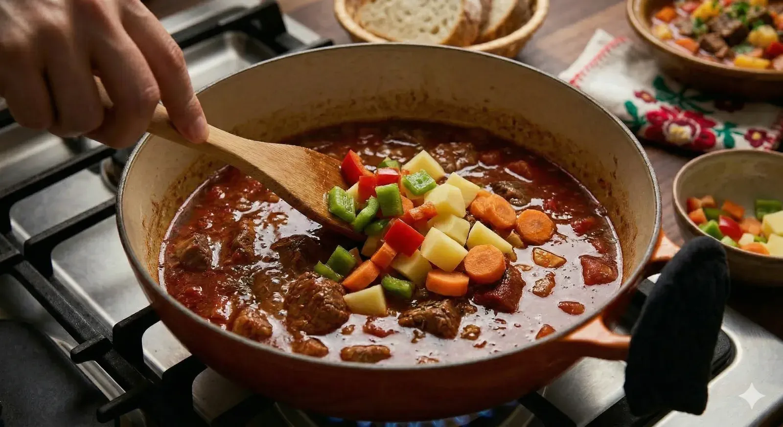 Step 4: Add Vegetables and Finish