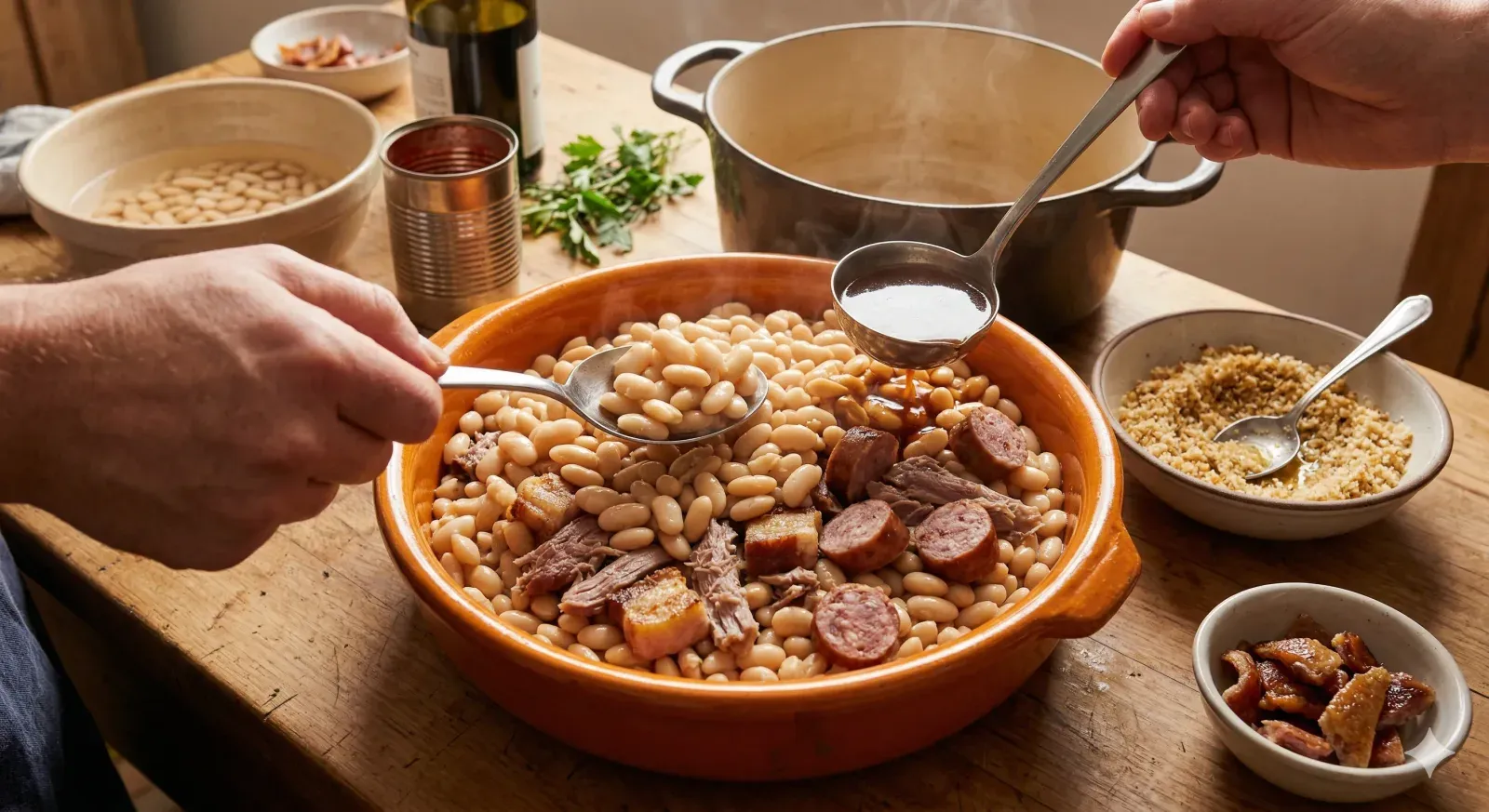 Step 4- Assemble the Cassoulet