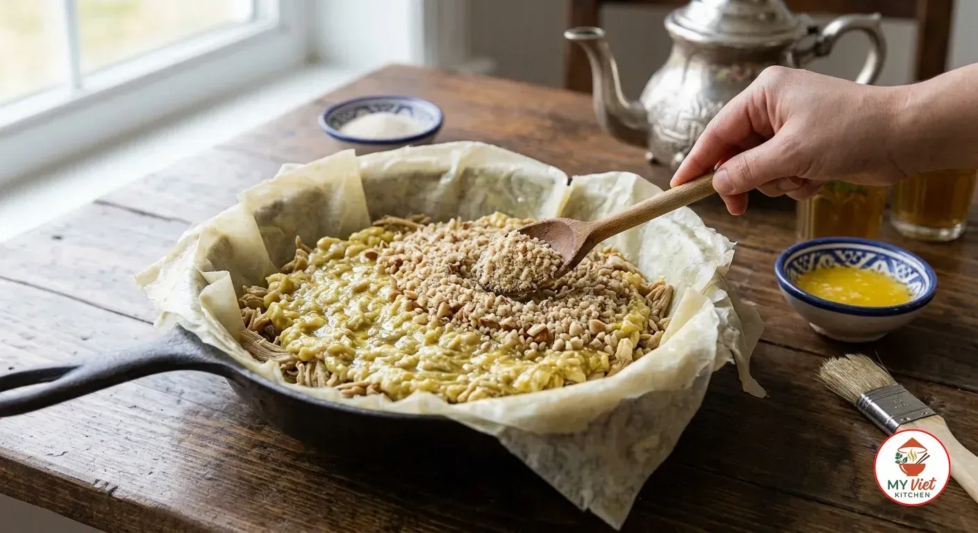Step 4- Assemble the Pastilla Layers