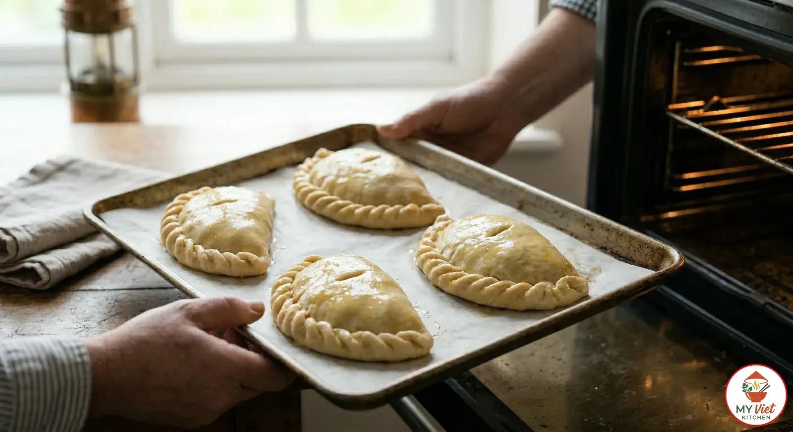 Step 4- Bake the Pasties