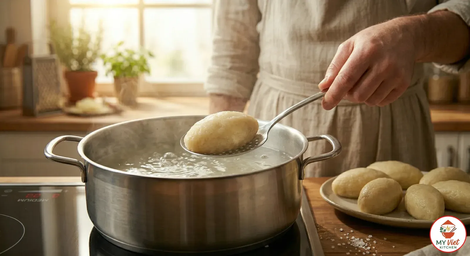 Step 4- Boil the Cepelinai