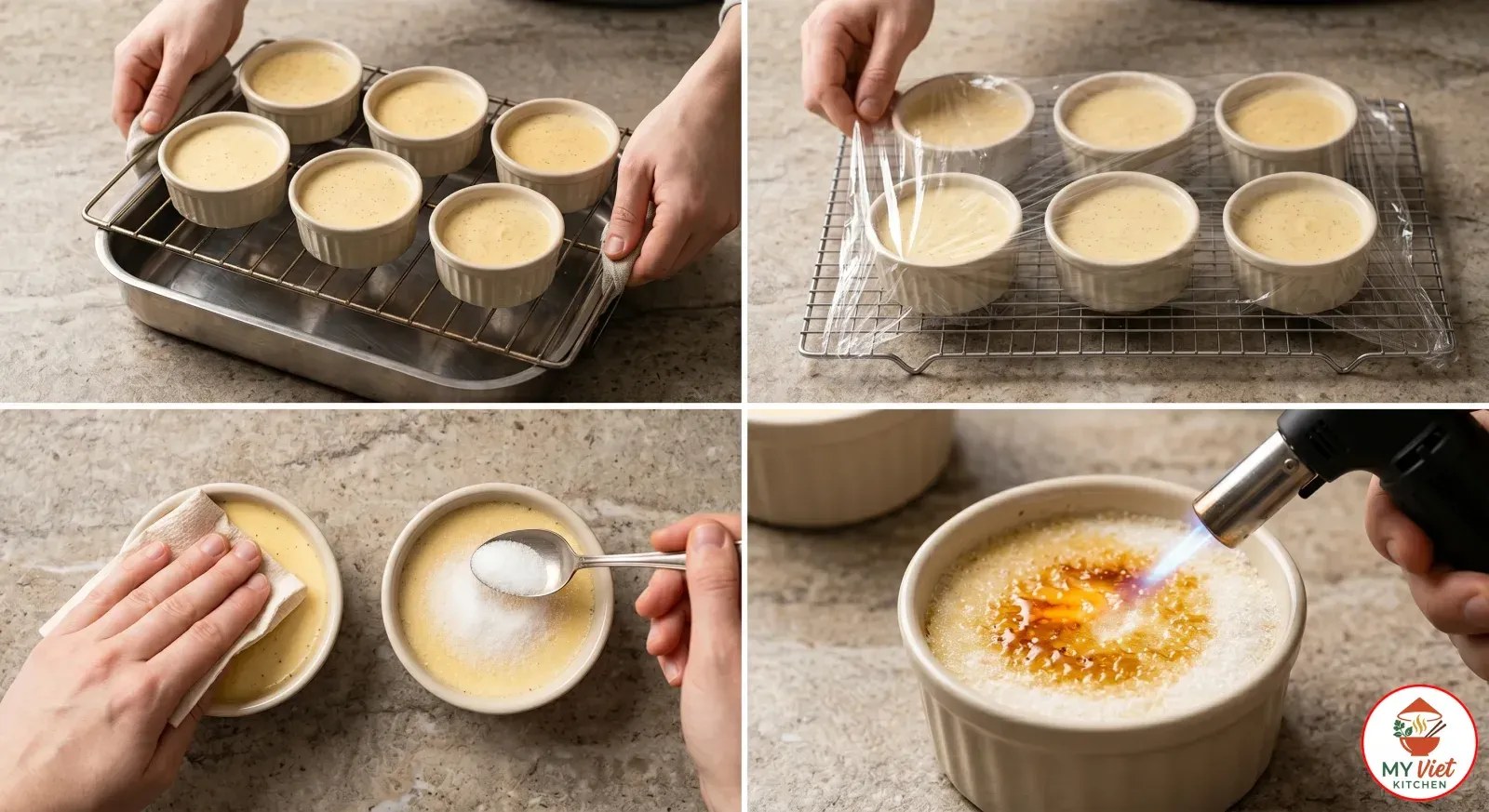 Step 4- Chill and Caramelize the Sugar