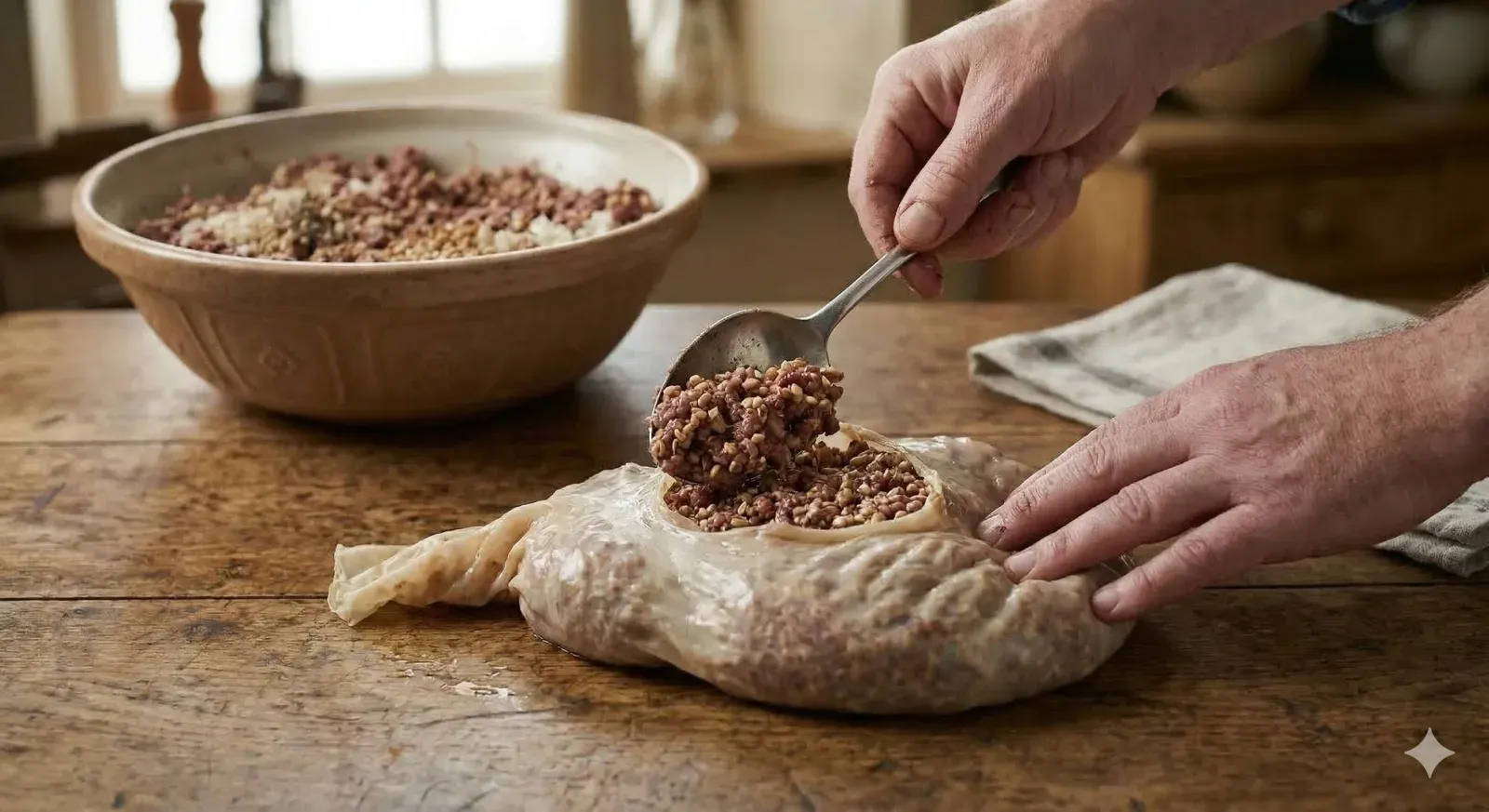 Step 4: Fill the Stomach Casing