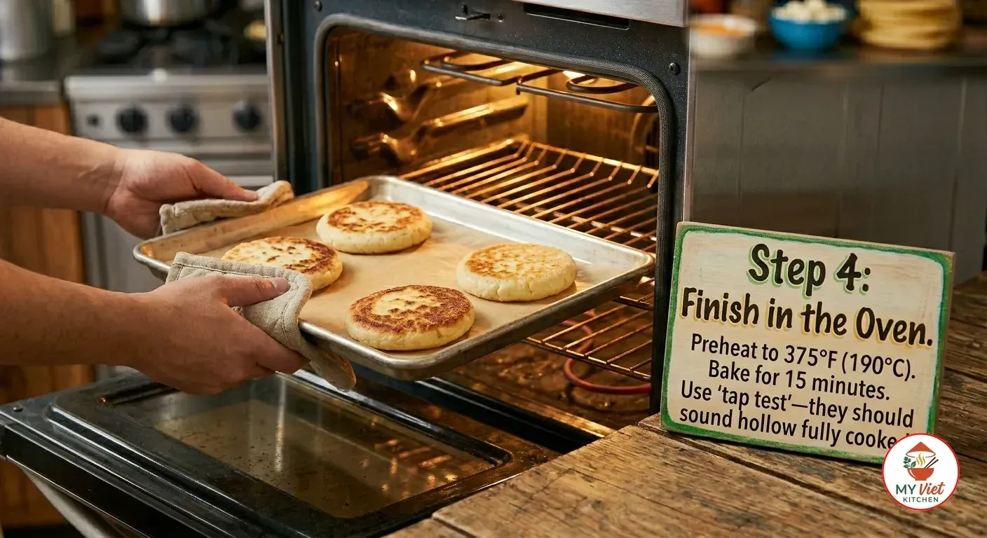 Step 4- Finish in the Oven