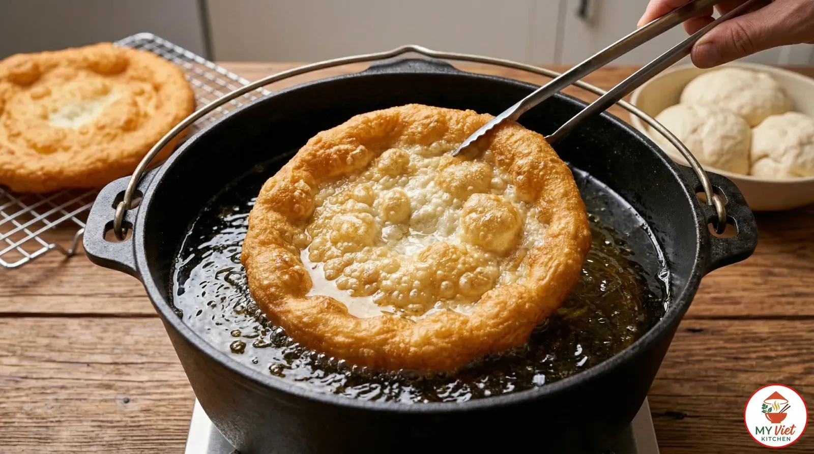 Step 4- Fry Until Deep Golden Brown