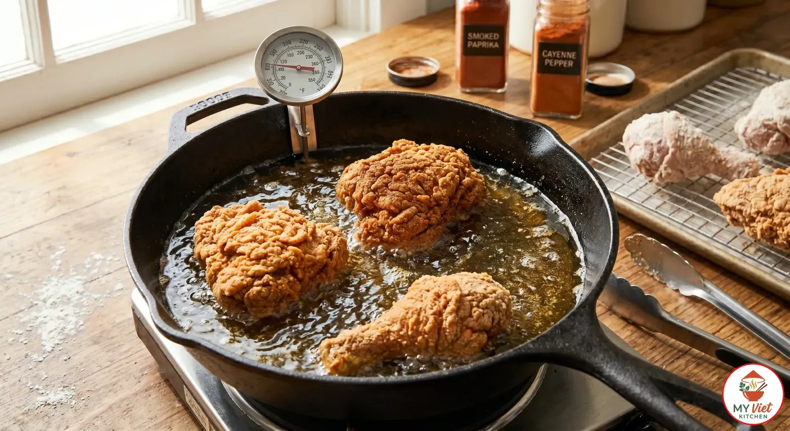 Step 4- Fry Until Golden