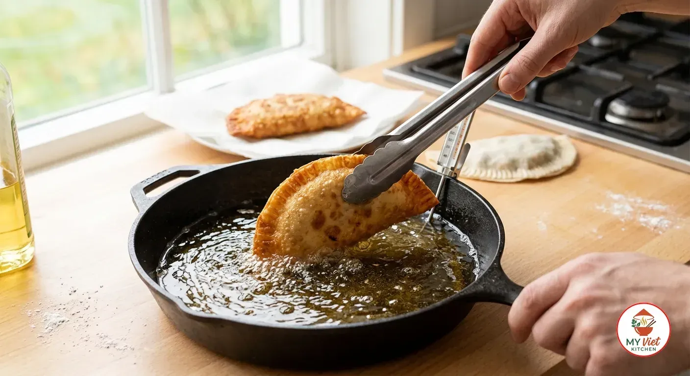 Step 4- Fry Until Golden