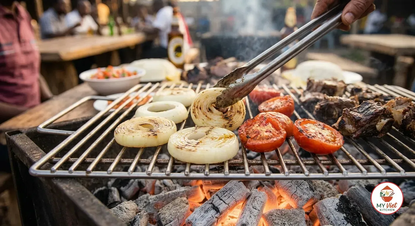 Step 4- Grill the Accompaniments