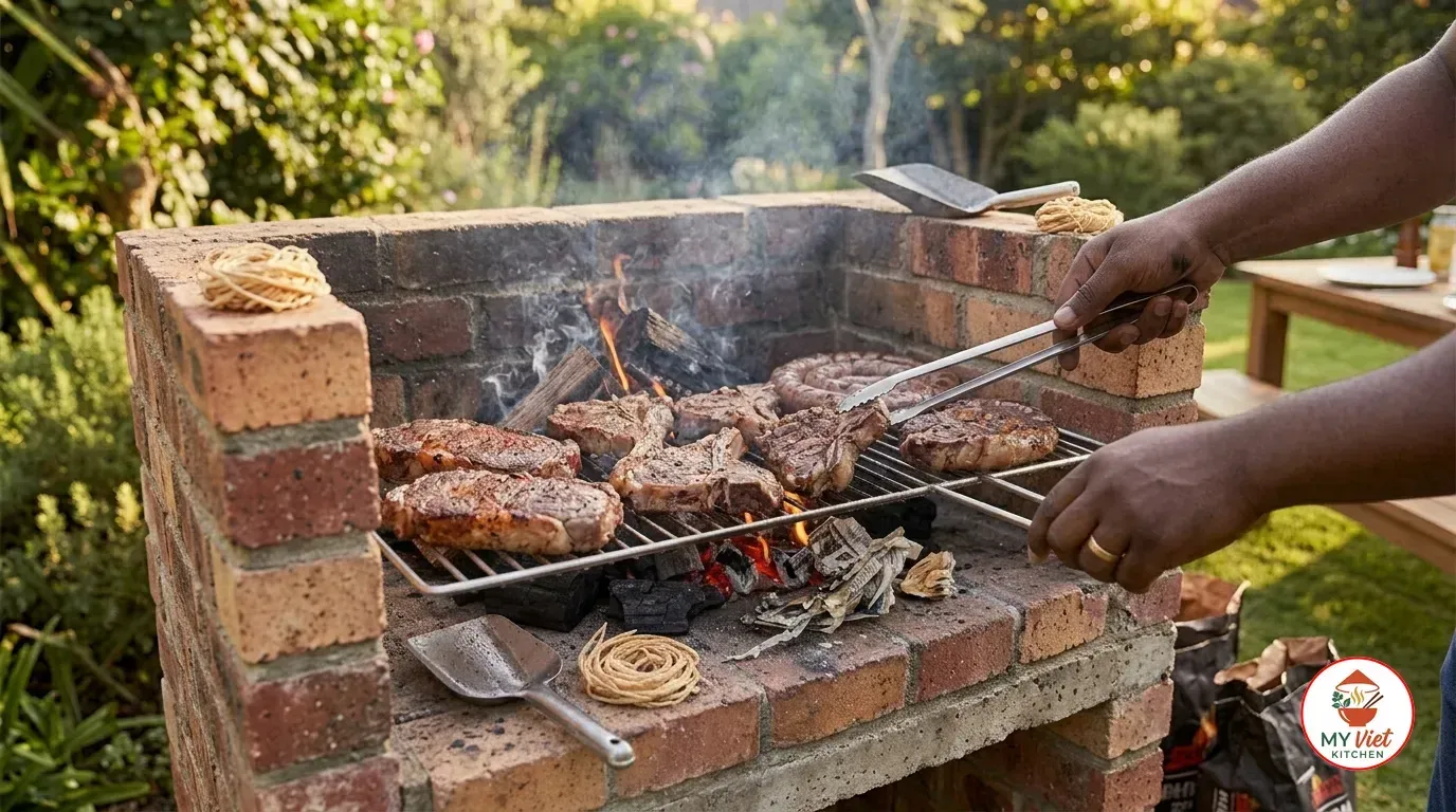 Step 4- Grill the Lamb Chops and Beef Steaks