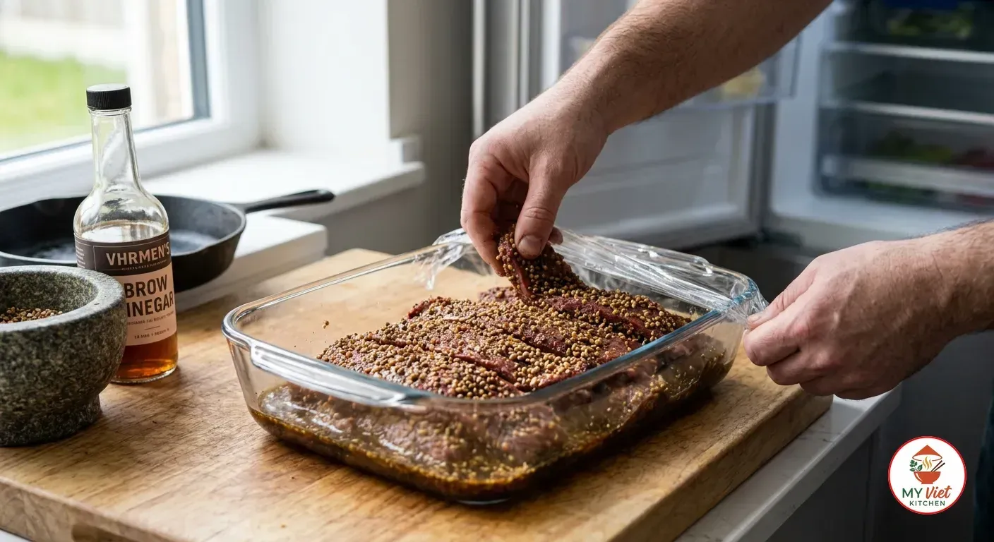 Step 4- Marinate the Beef Overnight