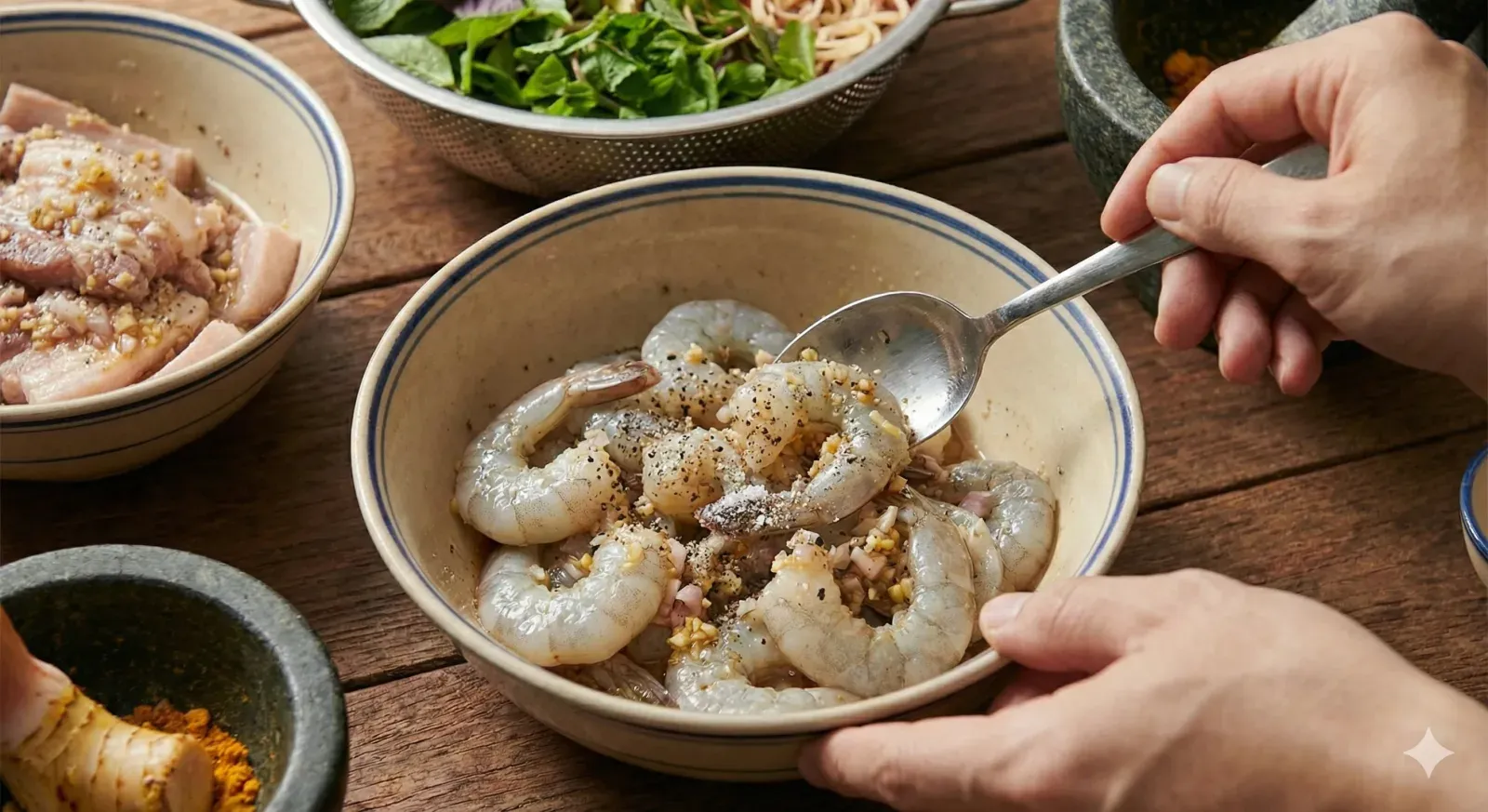 Step 4: Marinate the Shrimp