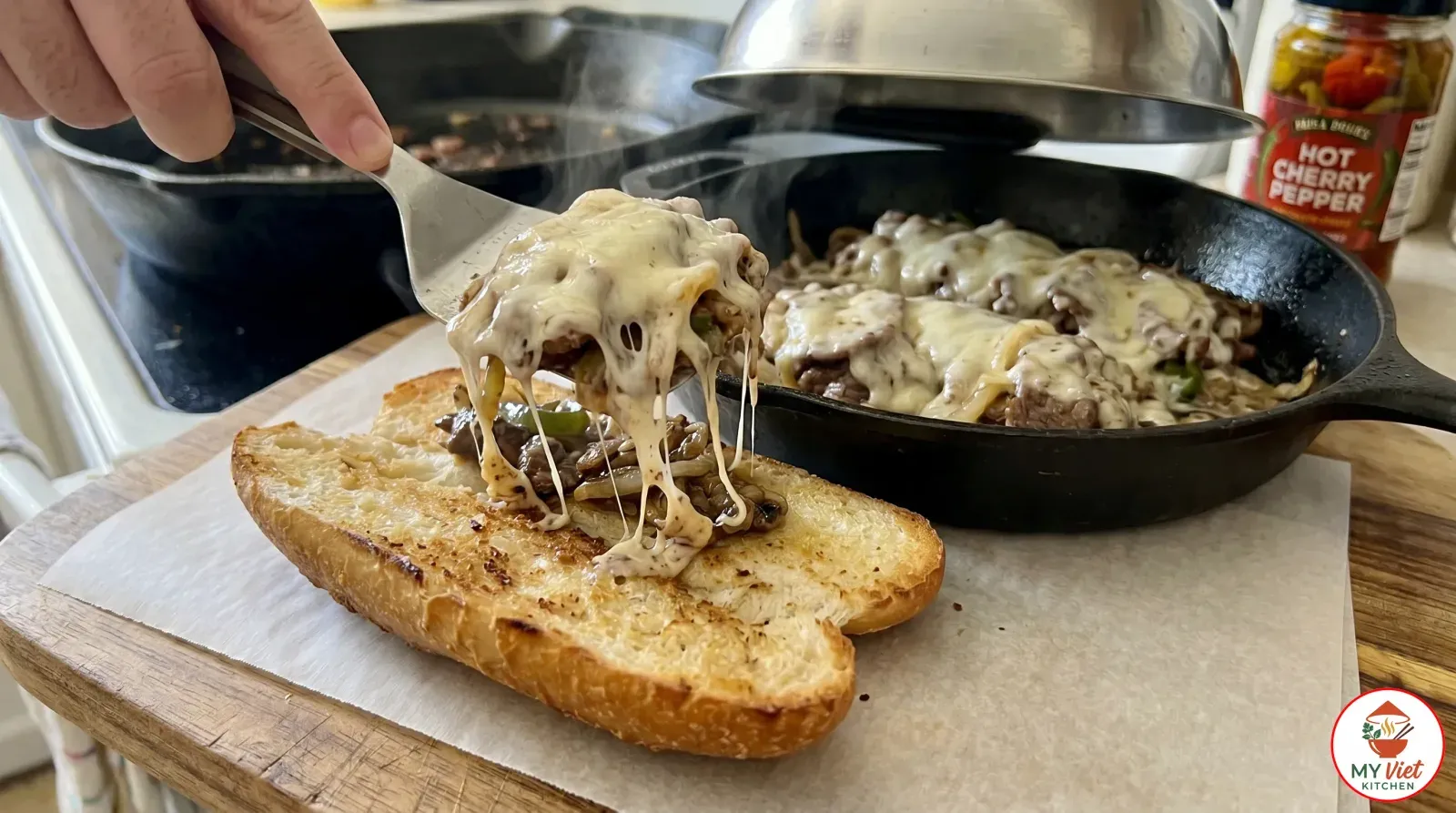 Step 4- Melt Cheese and Assemble