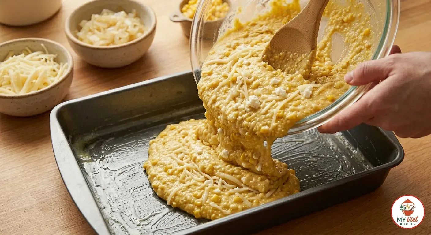 Step 4- Pour Into the Baking Dish