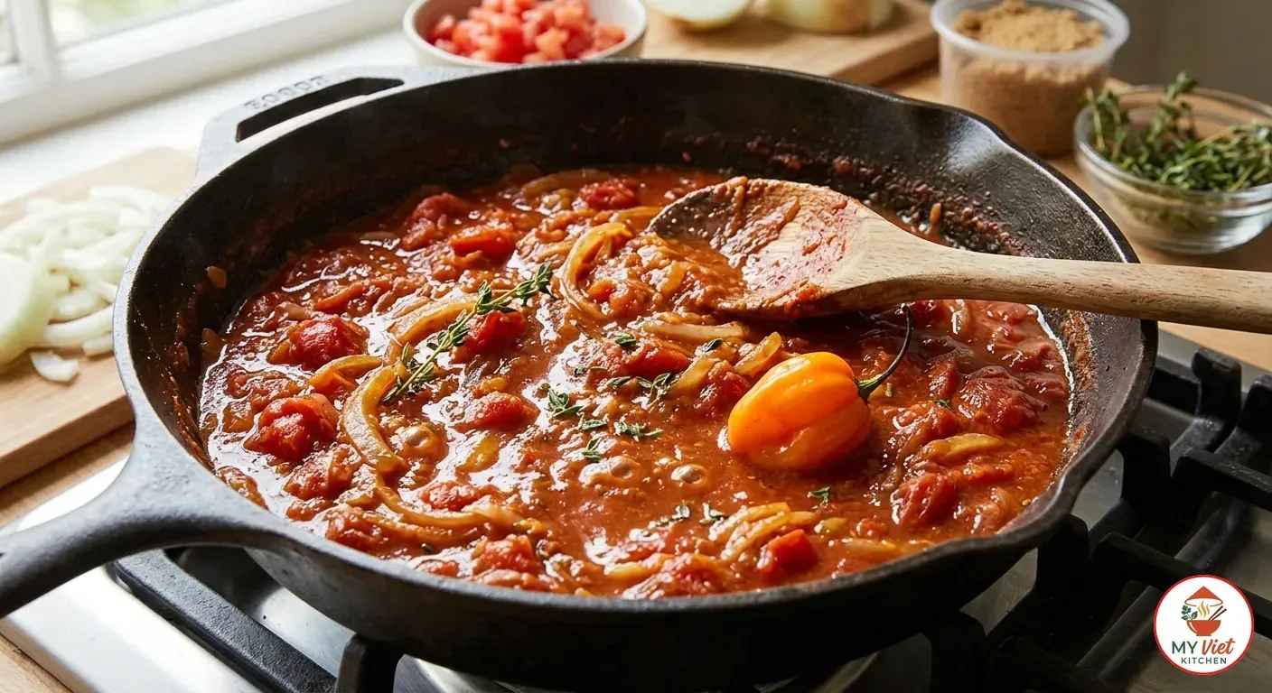 Step 4- Prepare the Creole Sauce