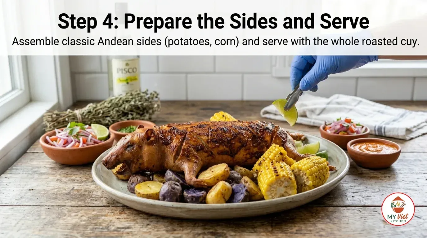 Step 4- Prepare the Sides and Serve
