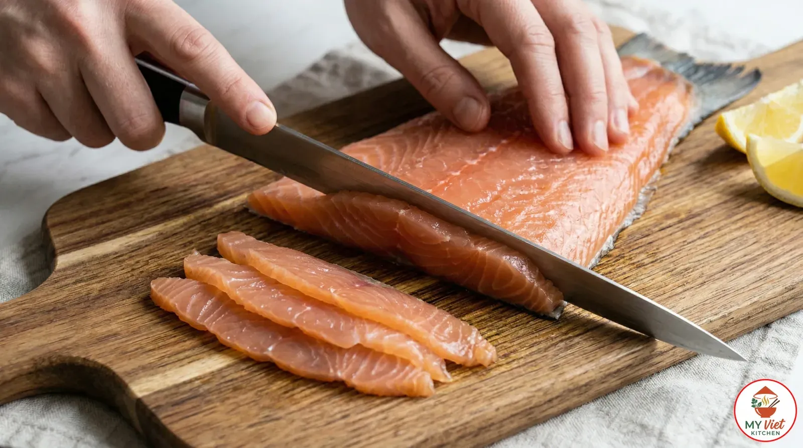Step 4- Rinse, Dry, and Slice the Gravlax