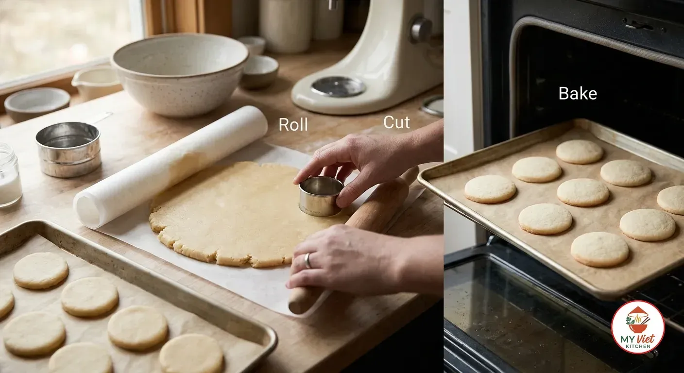 Step 4- Roll, Cut, and Bake