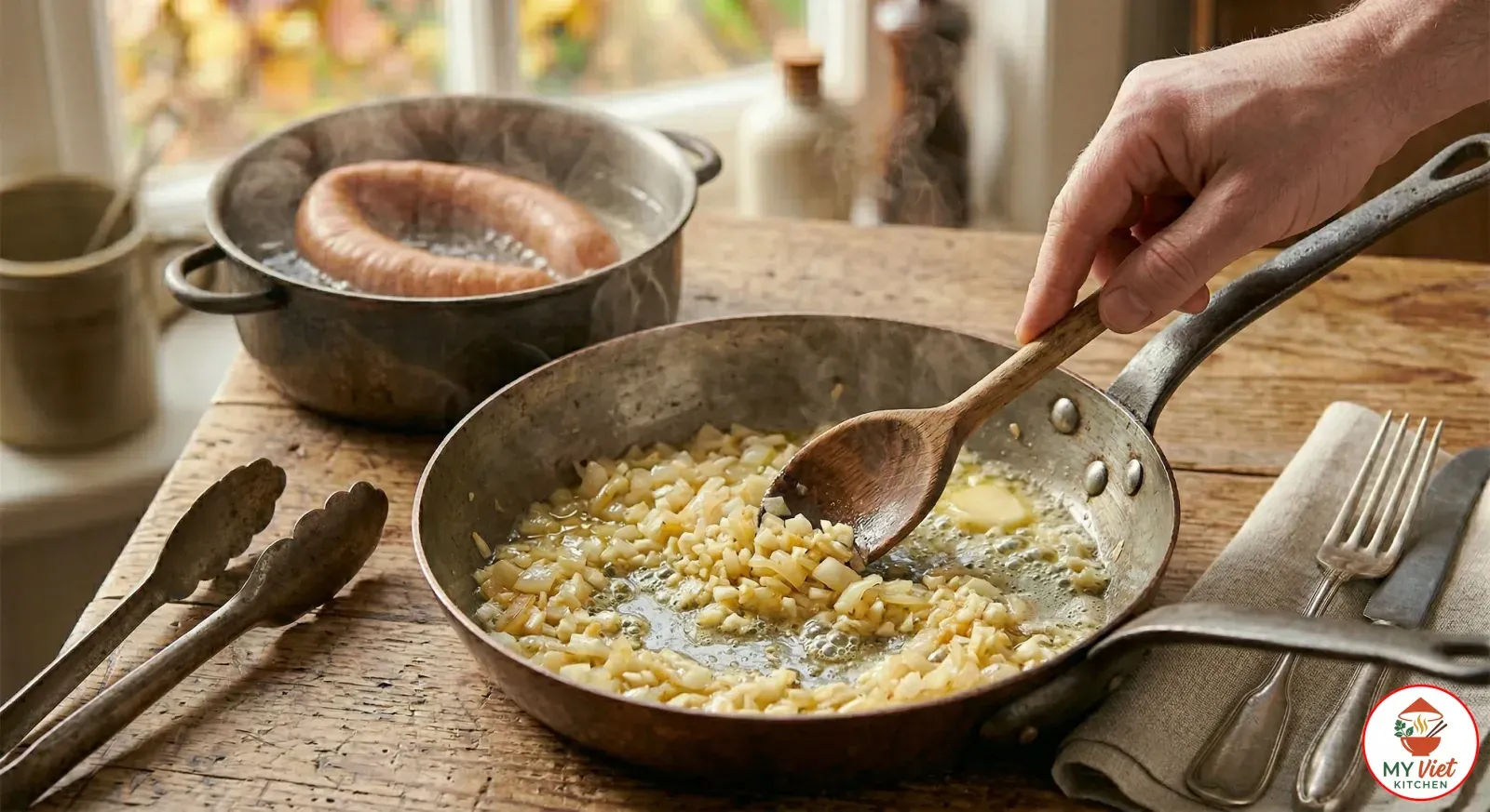 Step 4- Saute the Aromatics