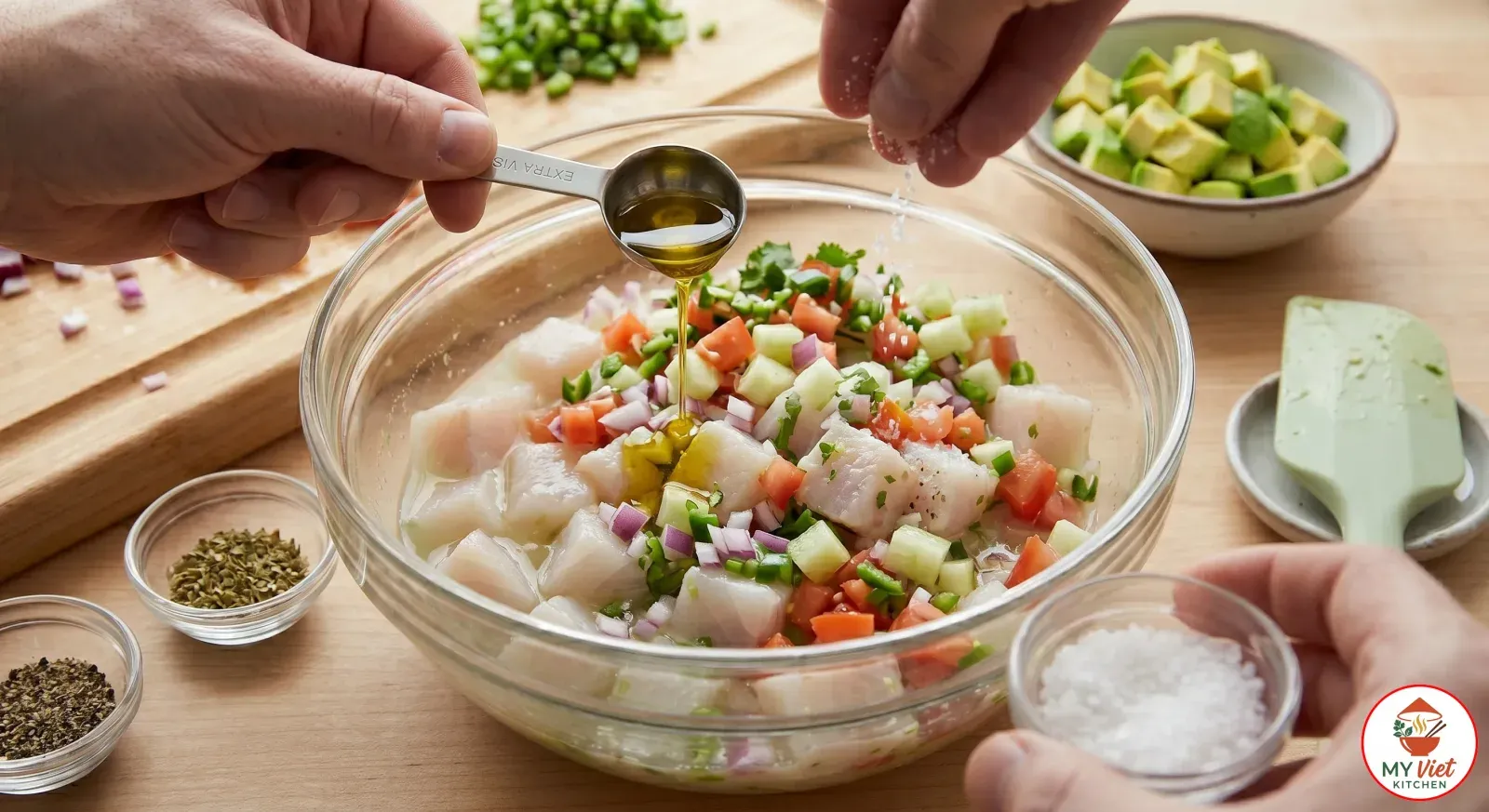 Step 4- Season the Ceviche