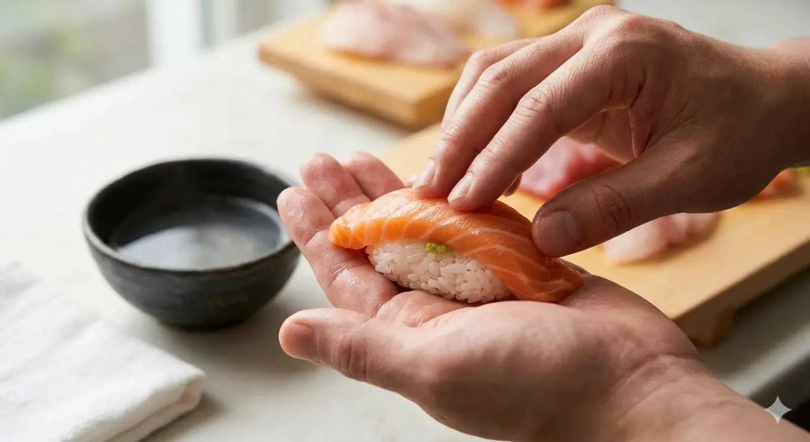 Step 4: Shape Nigiri Sushi