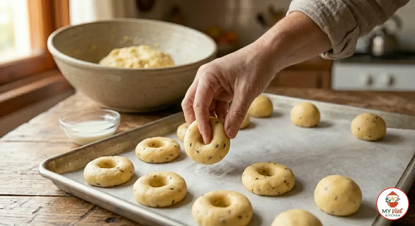 Step 4- Shape the Chipa Rolls