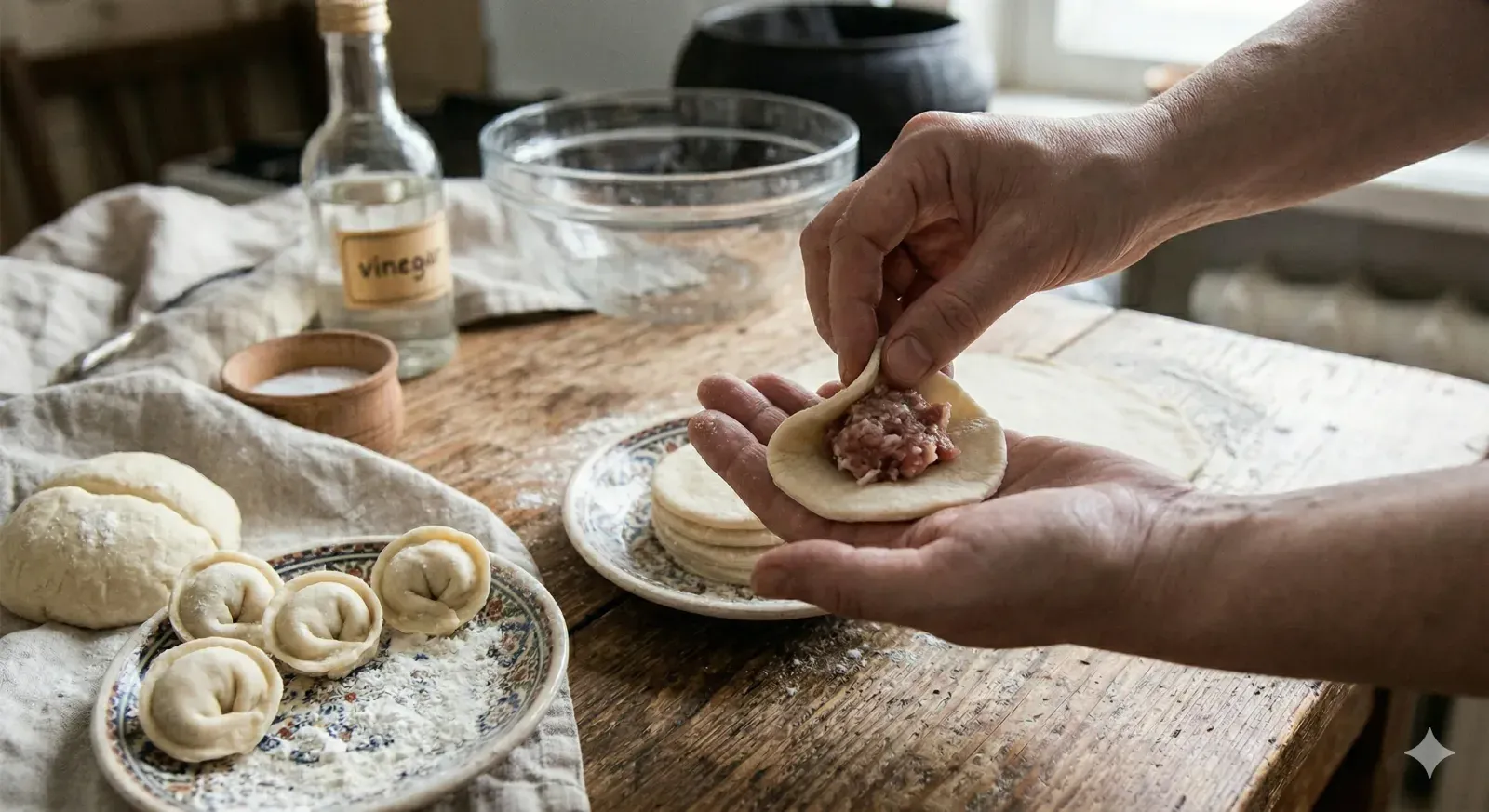 Step 4: Shape the Pelmeni