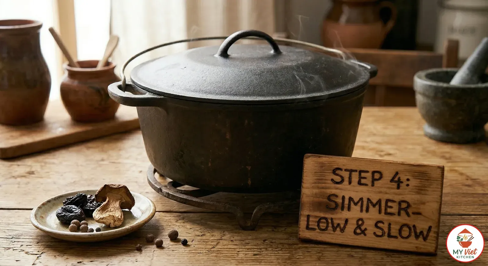 Step 4- Simmer Low and Slow