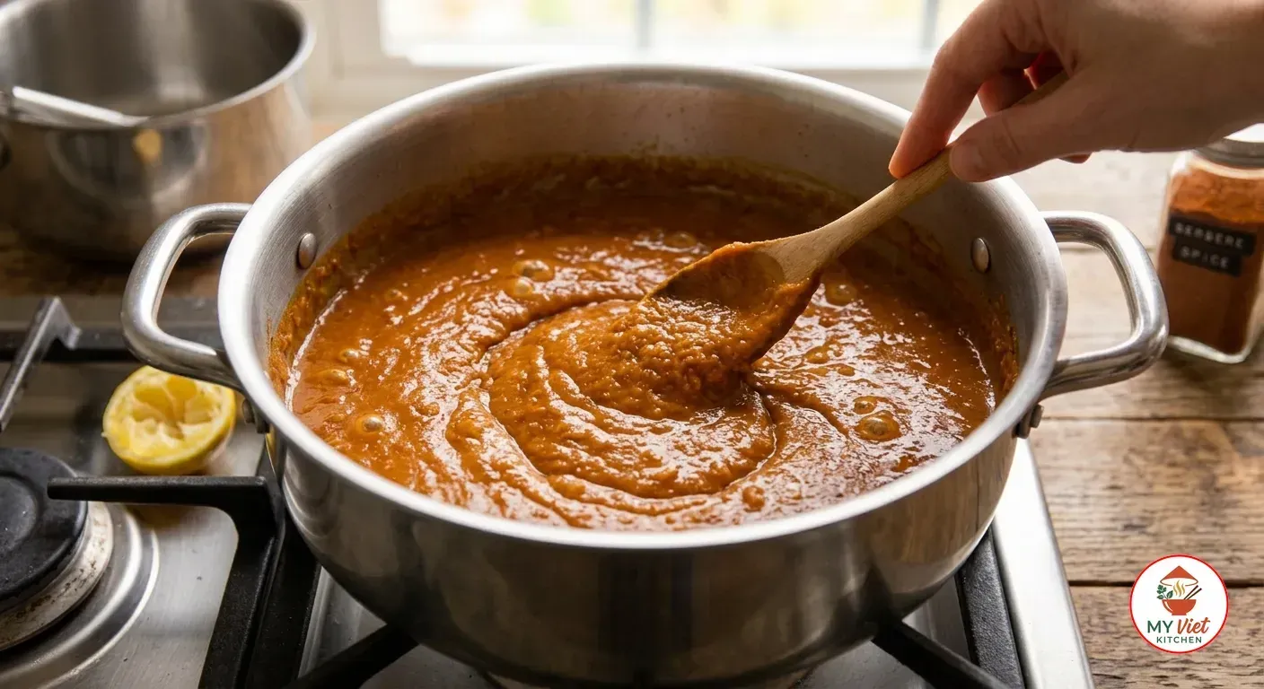Step 4- Simmer Until Thick and Creamy