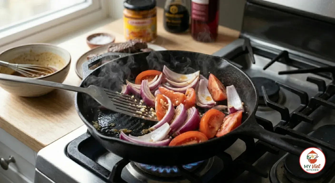 Step 4- Stir-Fry the Vegetables