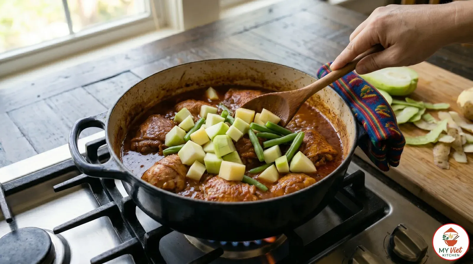 Step 5- Add the Vegetables and Finish