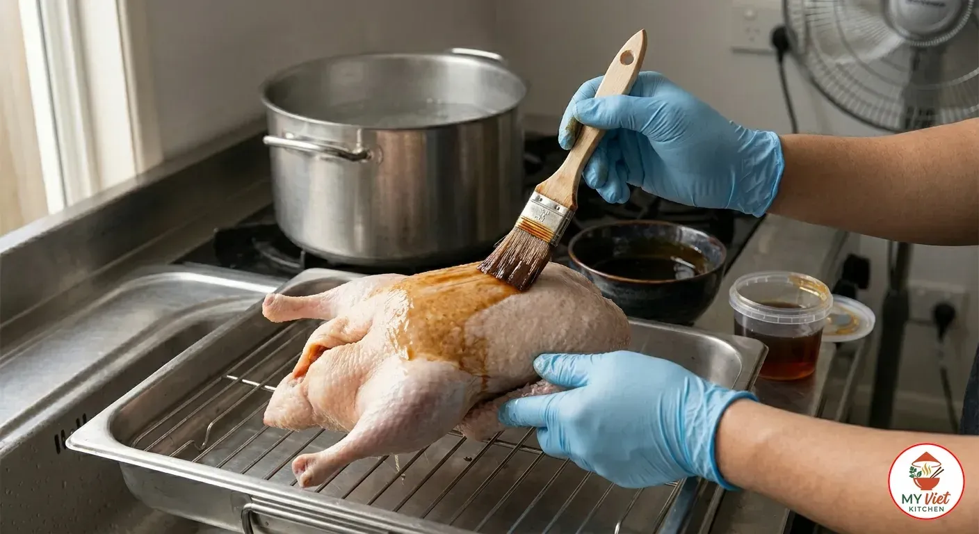 Step 5- Apply the Maltose Glaze