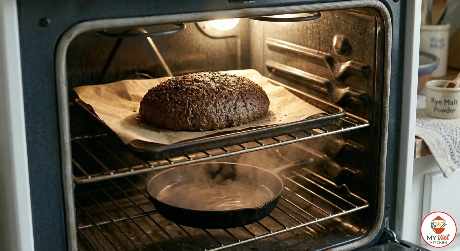 Step 5- Bake the Rupjmaize