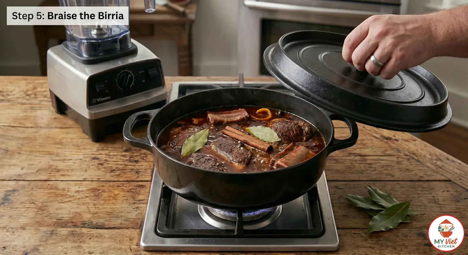 Step 5- Braise the Birria