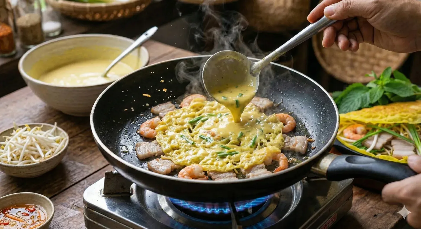 Step 5: Cook the Crepes