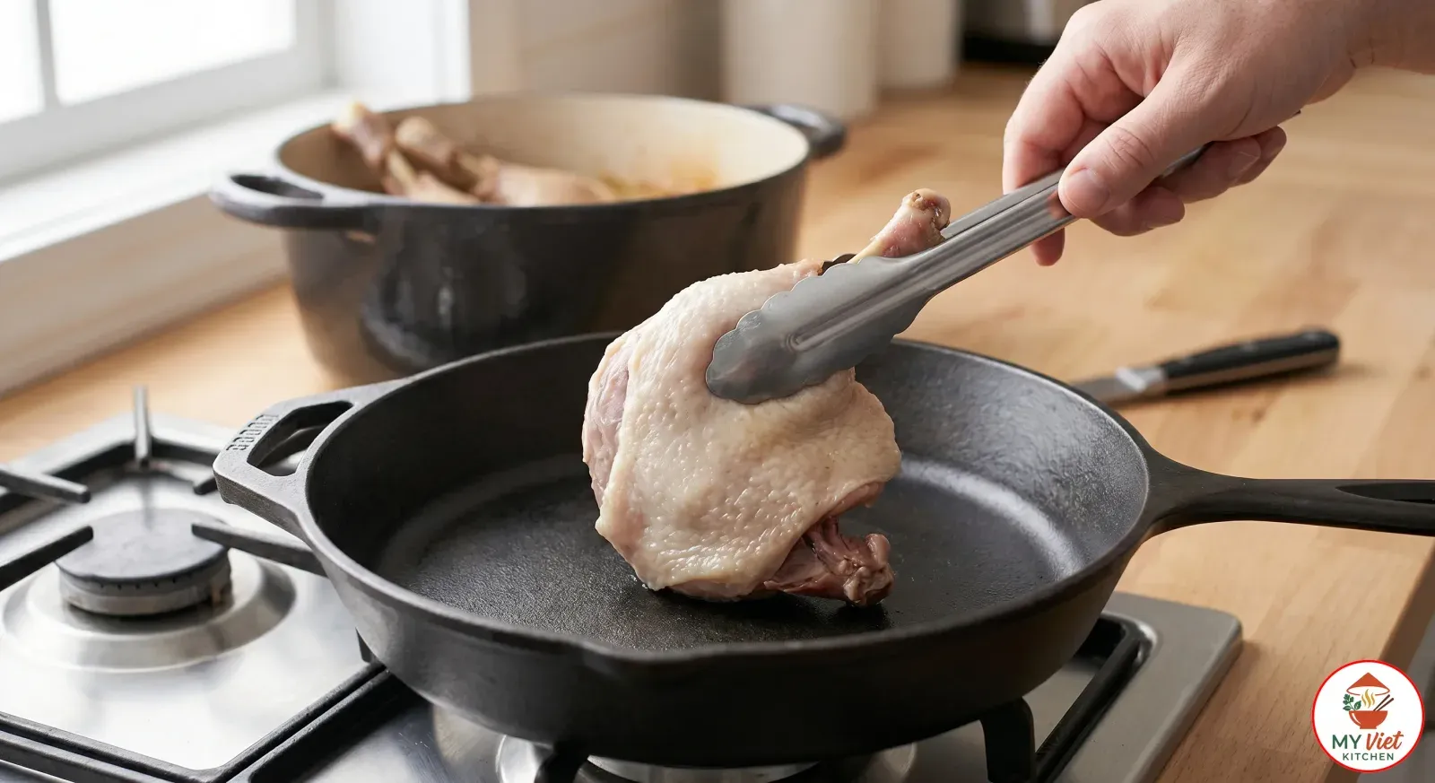 Step 5- Crisp the Skin