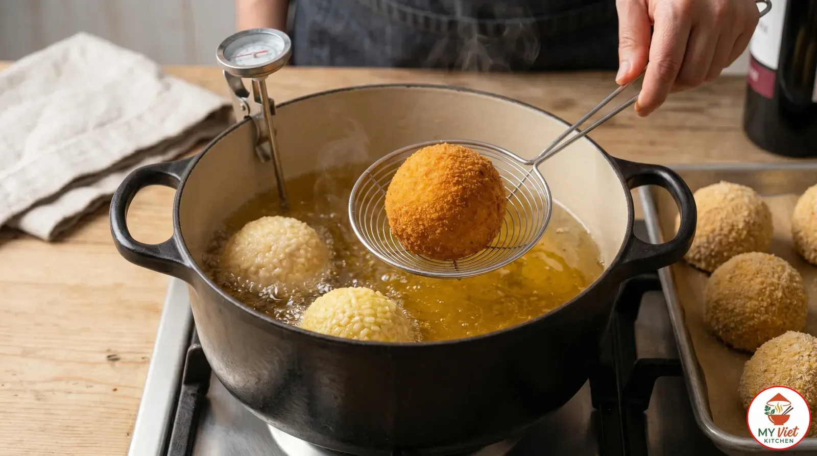 Step 5- Deep-Fry Until Golden